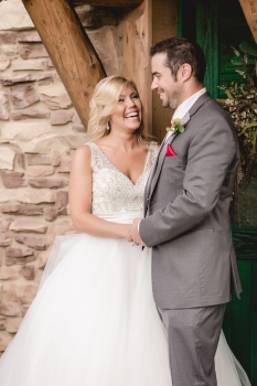 Bride &amp; Groom at The Gathering Place at Darlington Lake