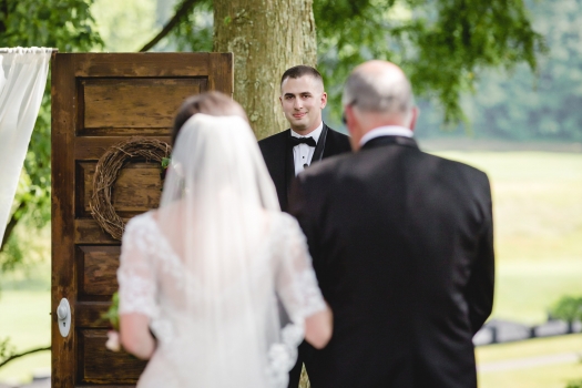 Wedding Ceremony at Pete Dye Golf Club