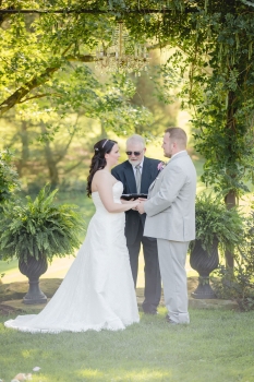 Wedding Ceremony at Shady Elms Farm