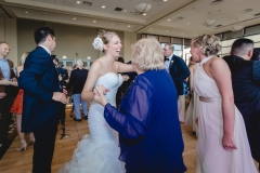 Bride Dancing with Guests at Duquesne University Power Center Ballroom