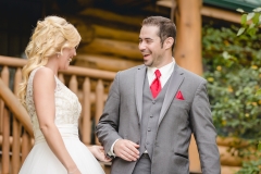 Bride & Groom at The Gathering Place at Darlington Lake