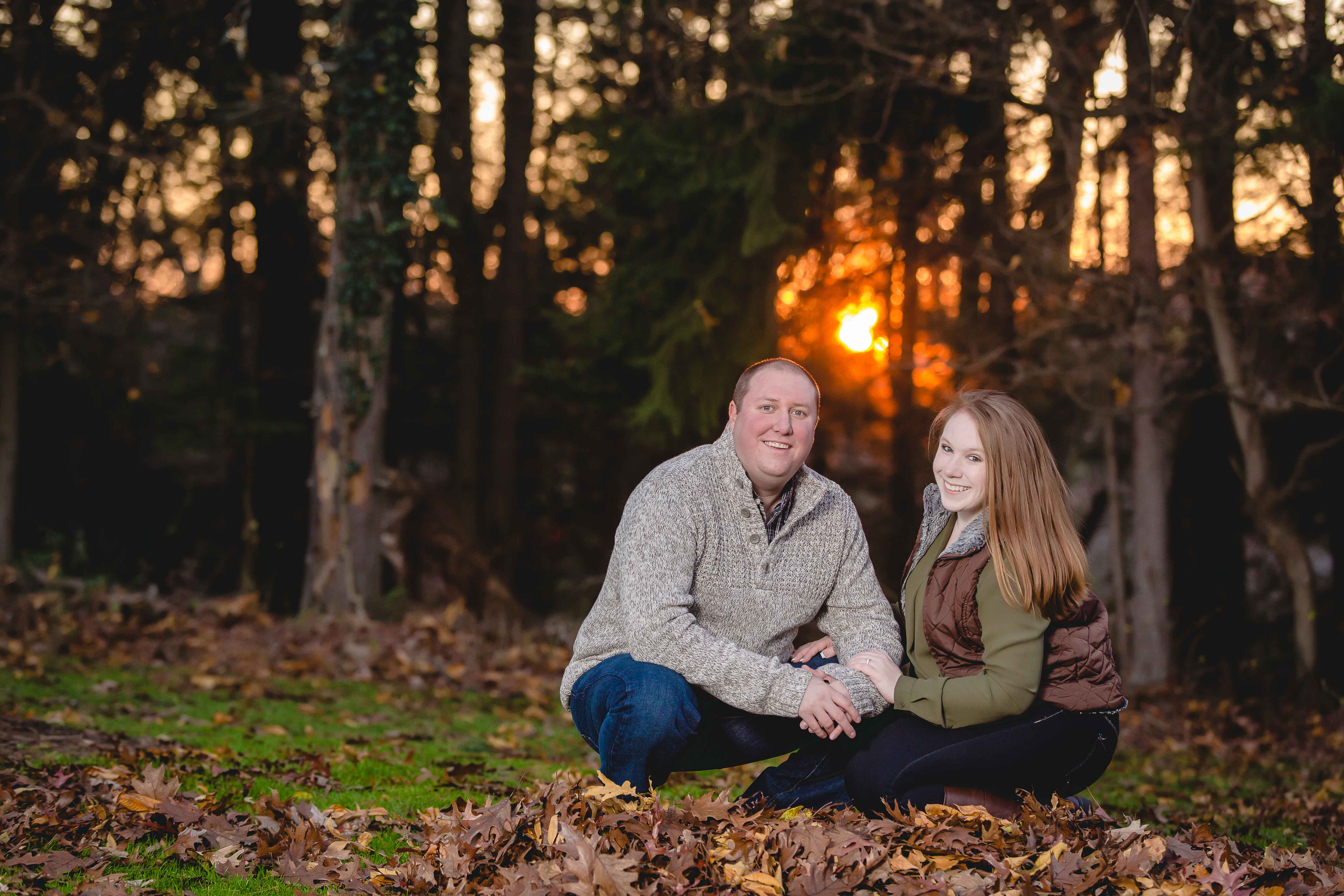 Fall engagement session in Pittsburgh, PA