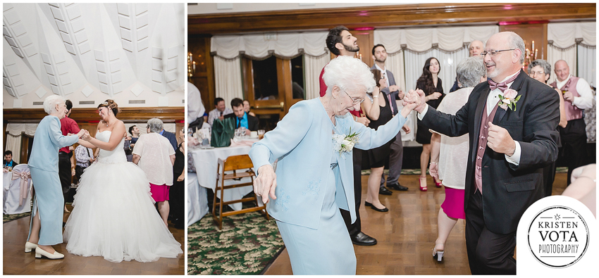 Pittsburgh wedding photography Chartiers Country Club reception