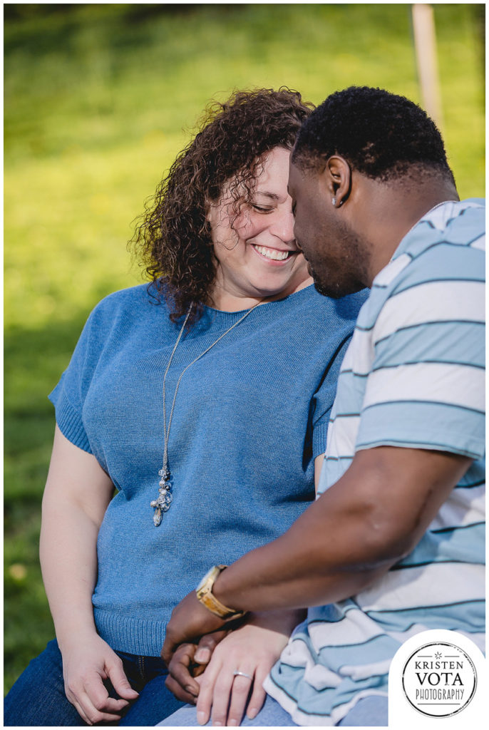 Pittsburgh engagement session on Mt. Washington in Grandview Park