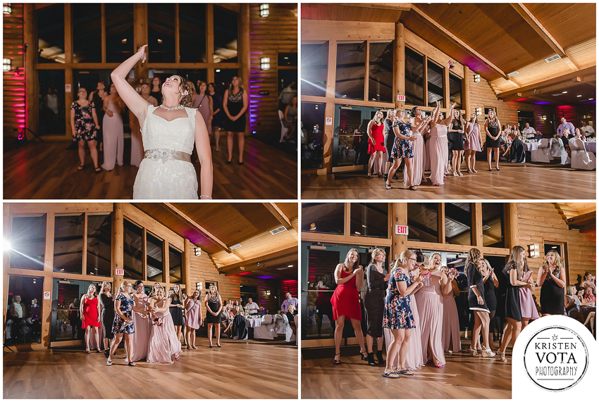 Bouquet toss at the Mayernik Center in Pittsburgh