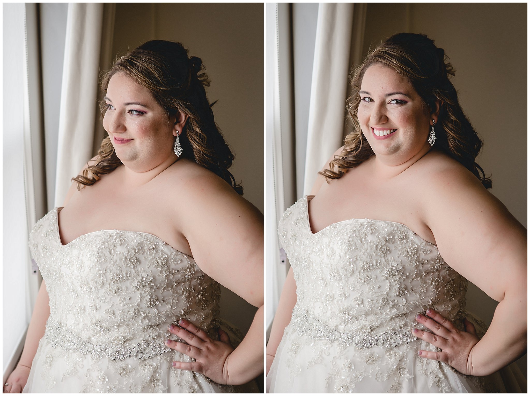 Bridal portrait before a wedding at Soldiers & Sailors in Pittsburgh