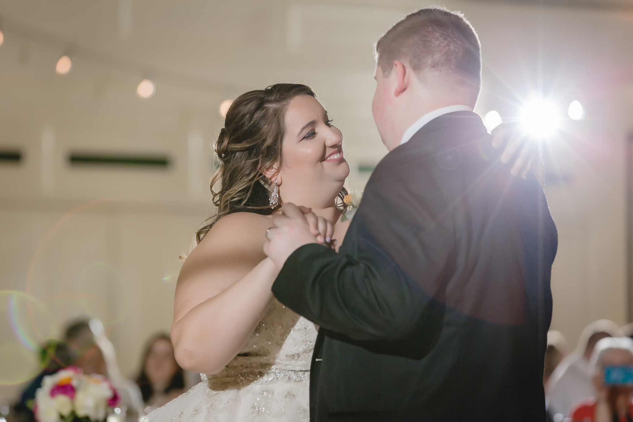Bride & groom's first dance at Soldiers & Sailors wedding reception