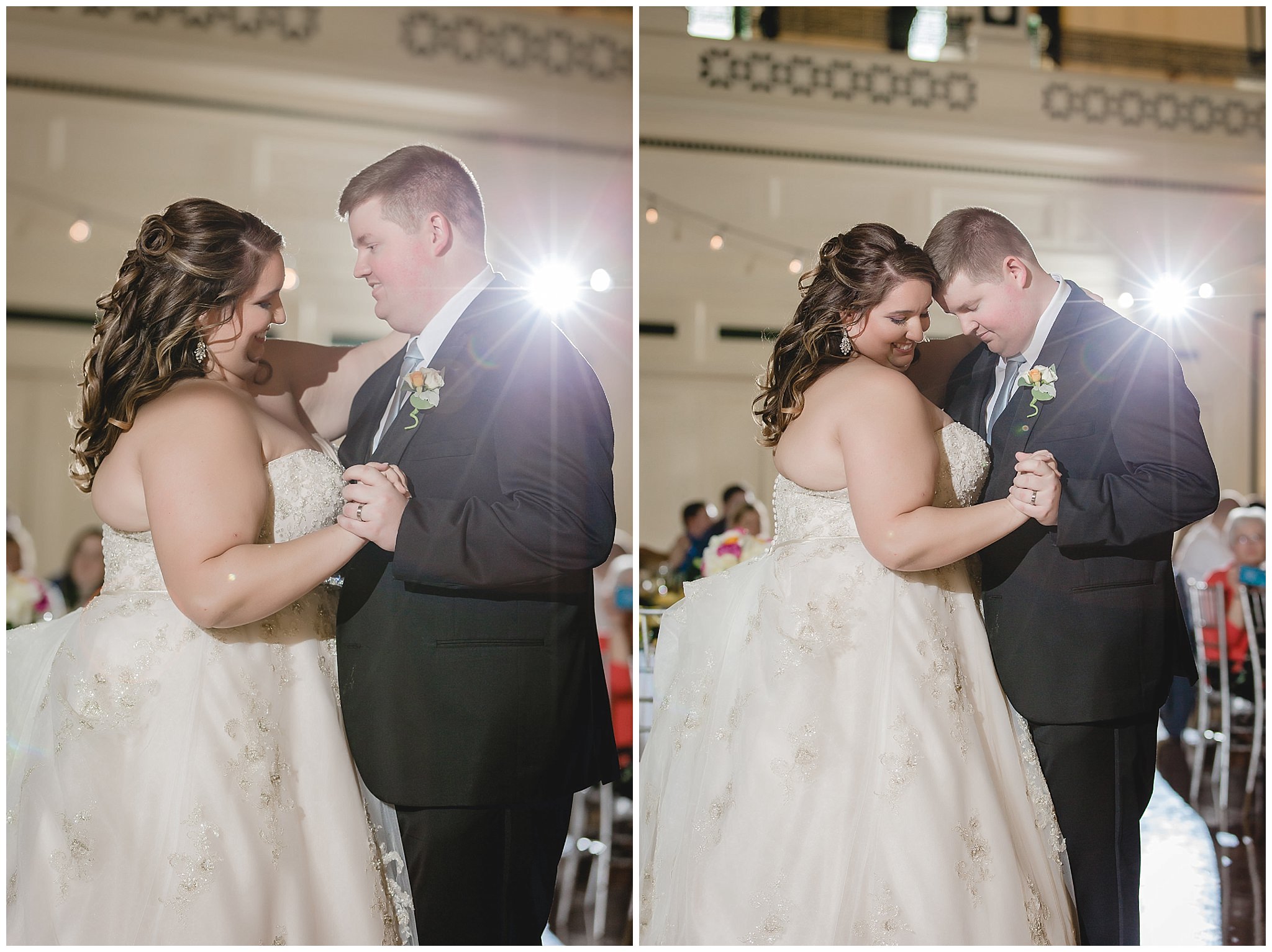 First dance at a Soldiers & Sailors wedding reception