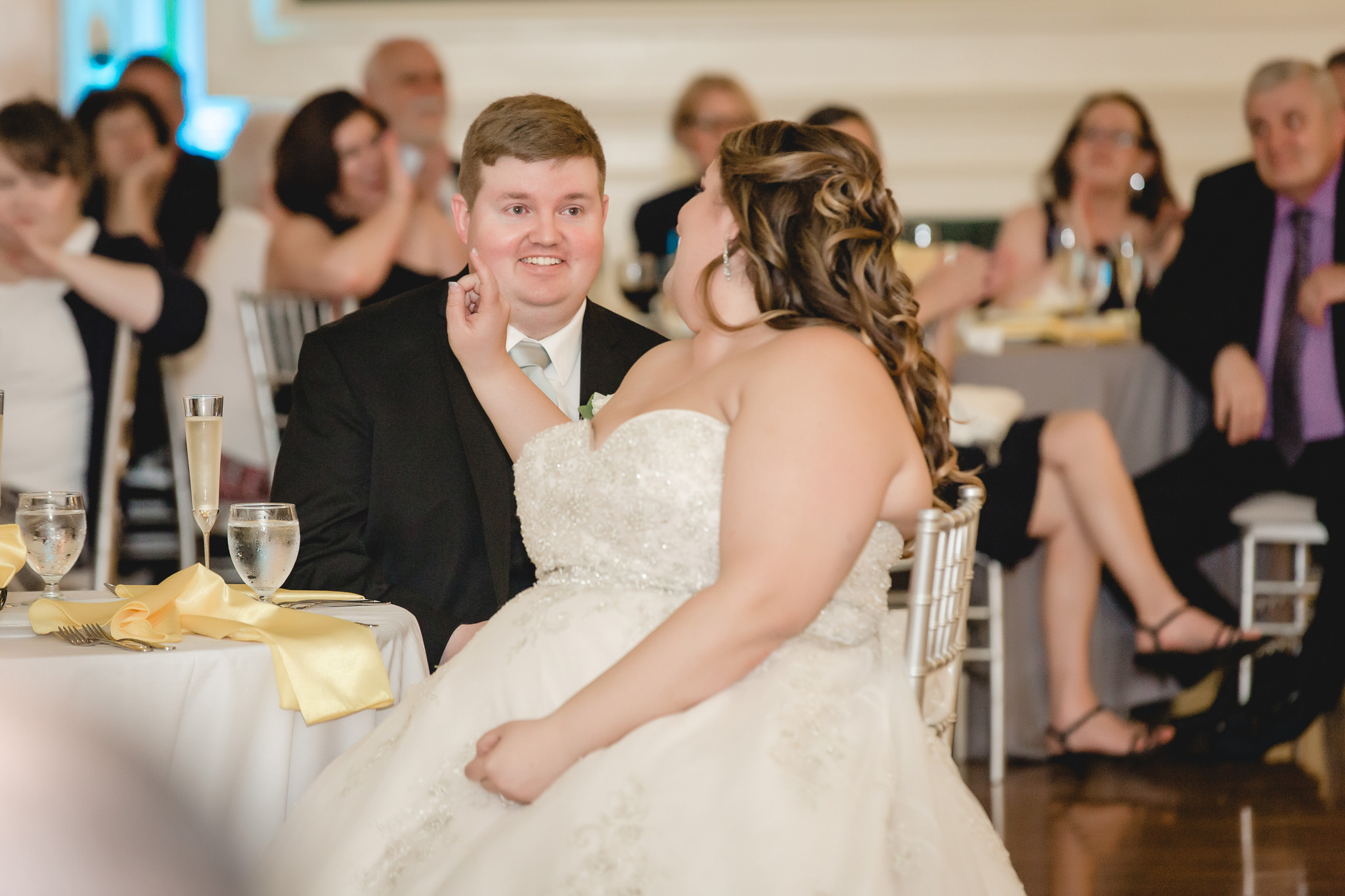 Speeches and toasts at Soldiers & Sailors wedding reception