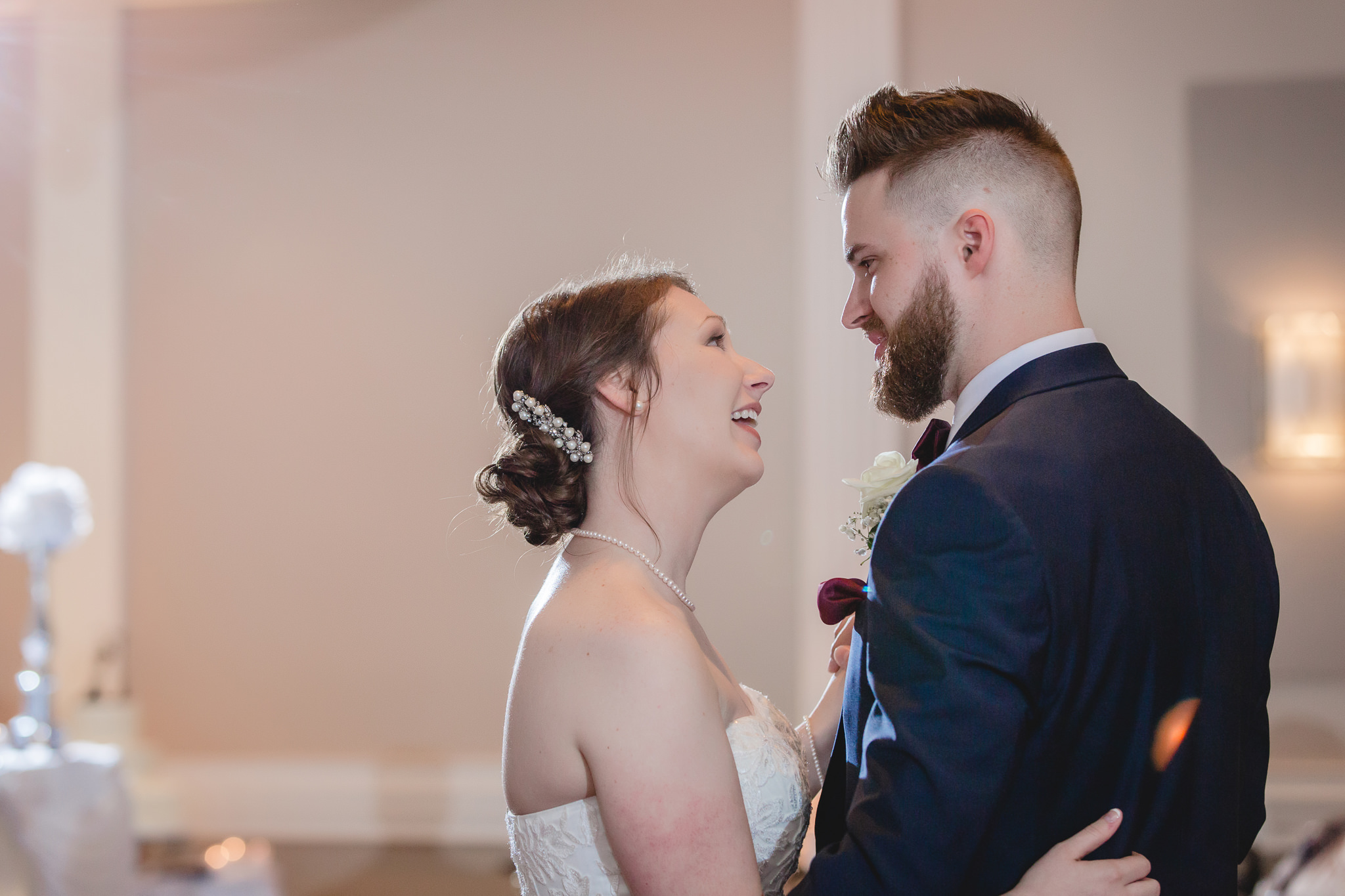 Bride and groom's first dance at the Chadwick
