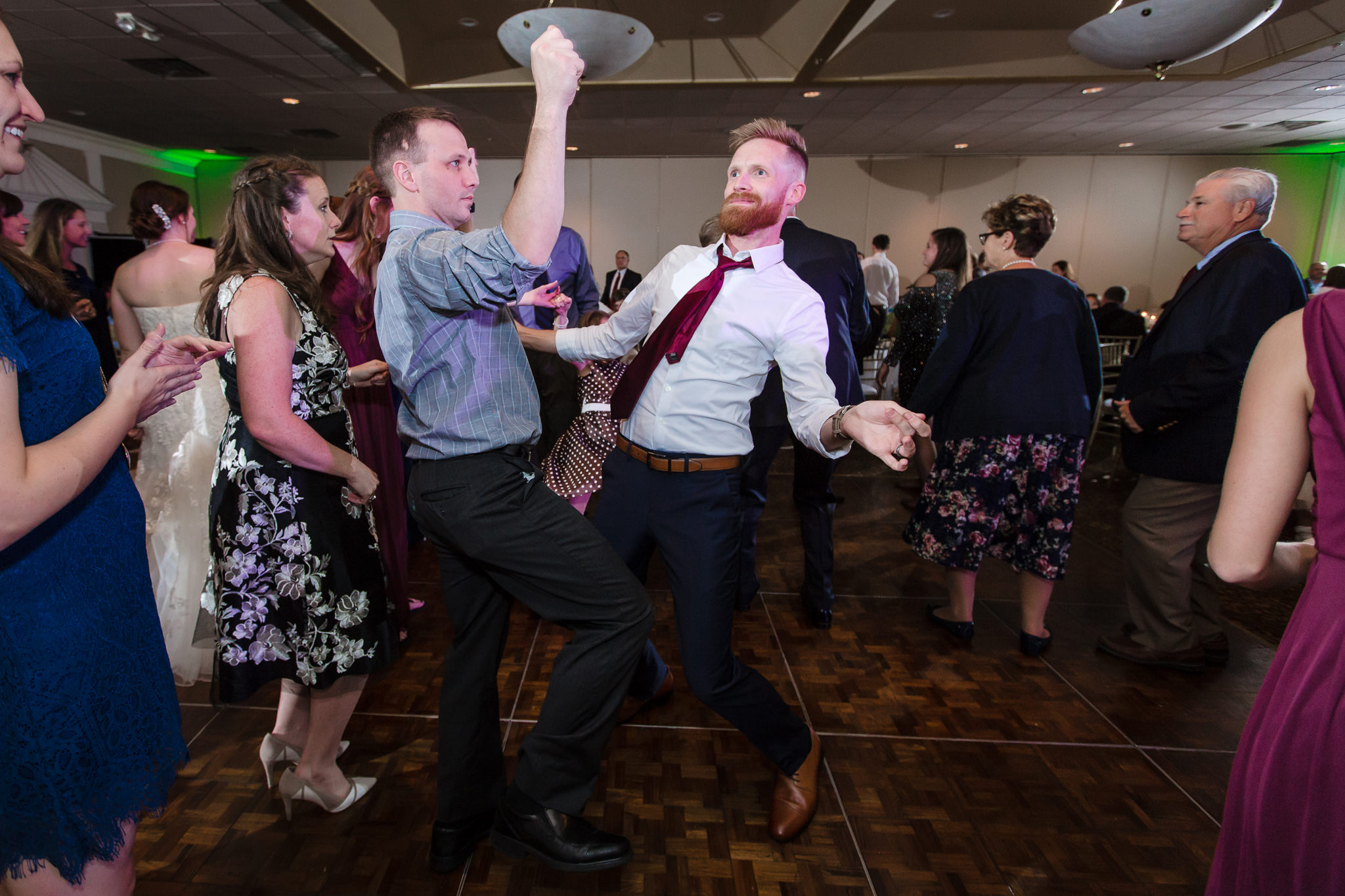Guests dancing at a Chadwick wedding reception