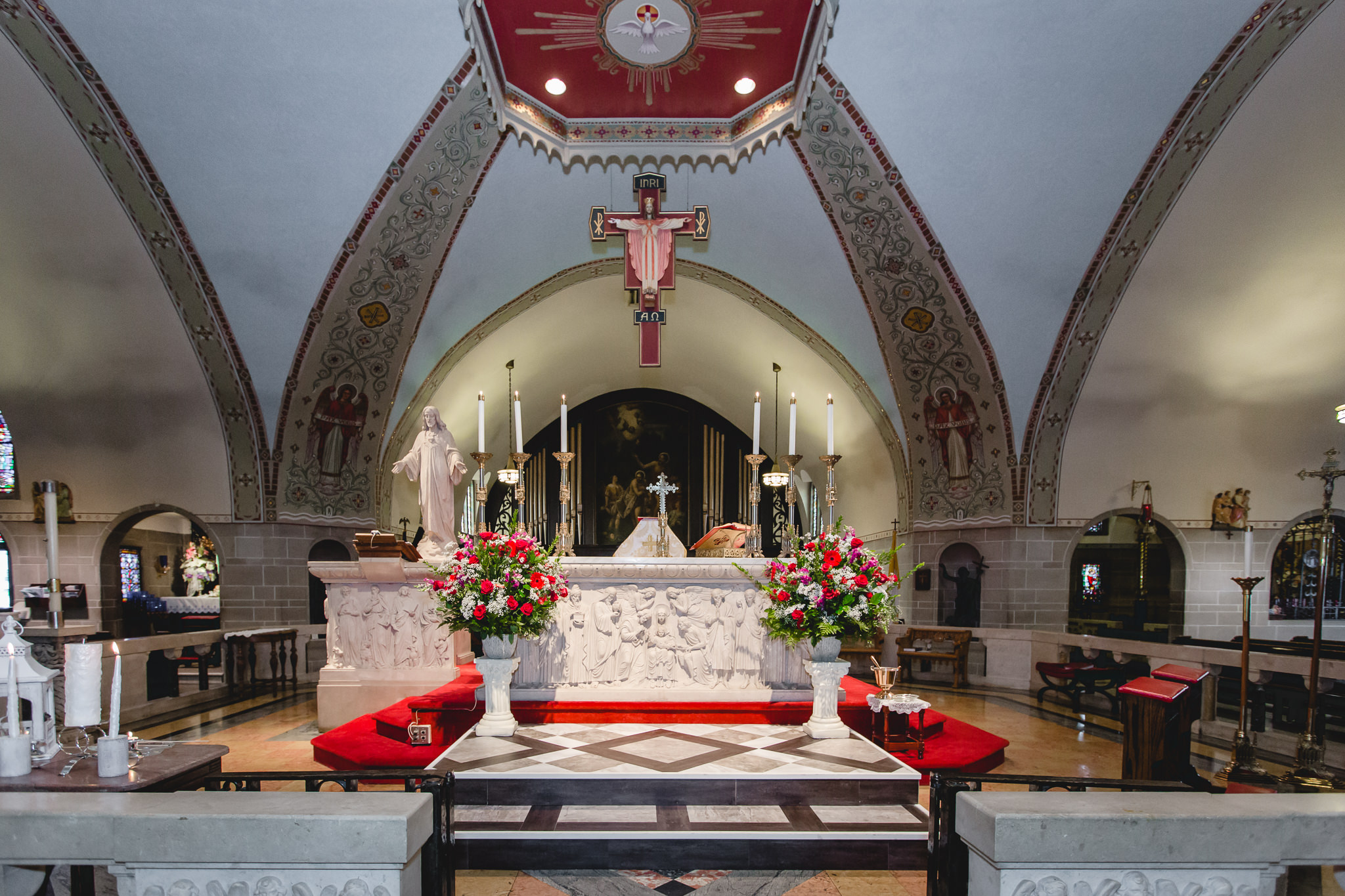 Altar at St. John the Baptist in Monaca near Pittsburgh, PA