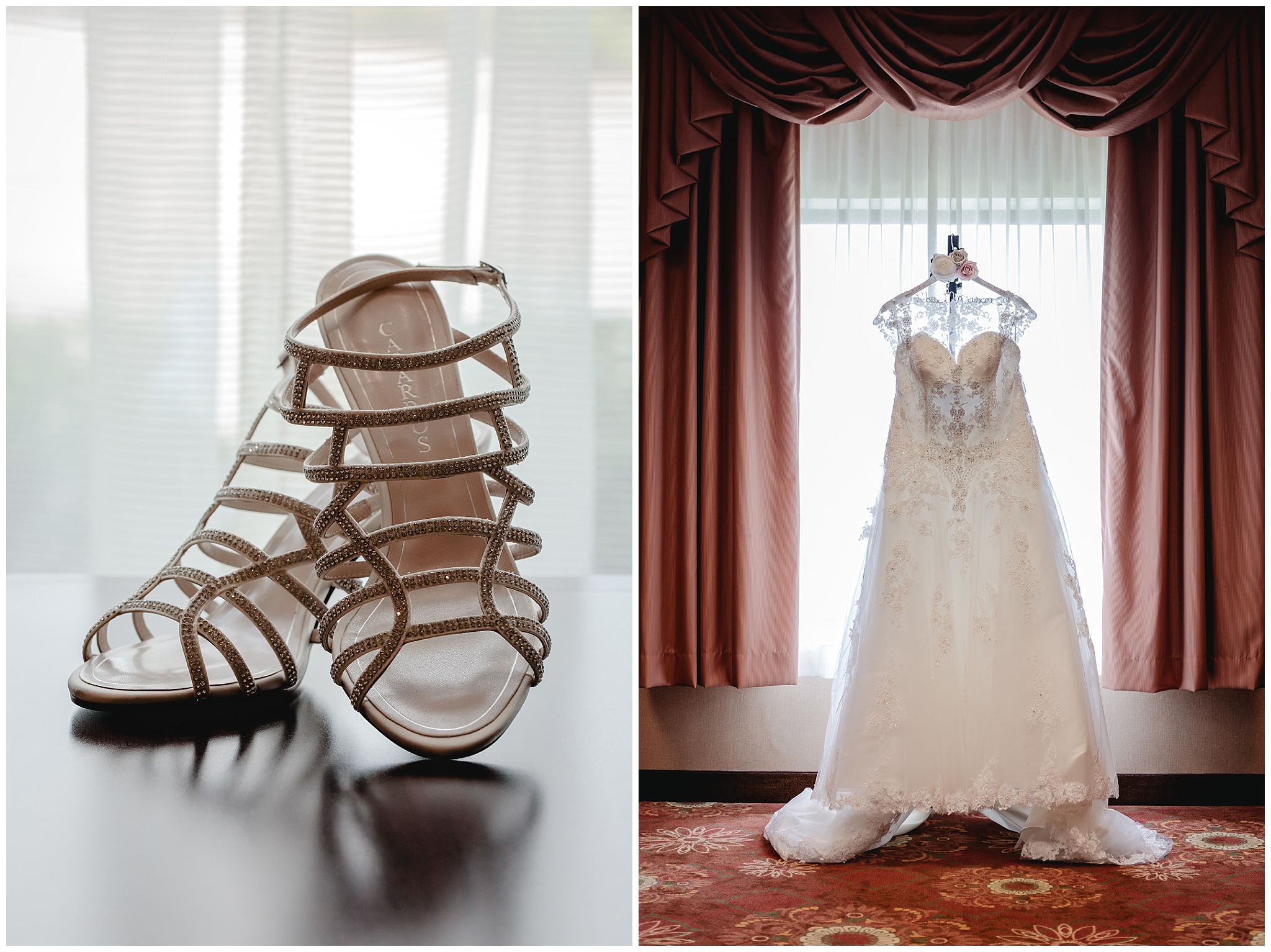 Bridal details at Chestnut Ridge Golf Resort