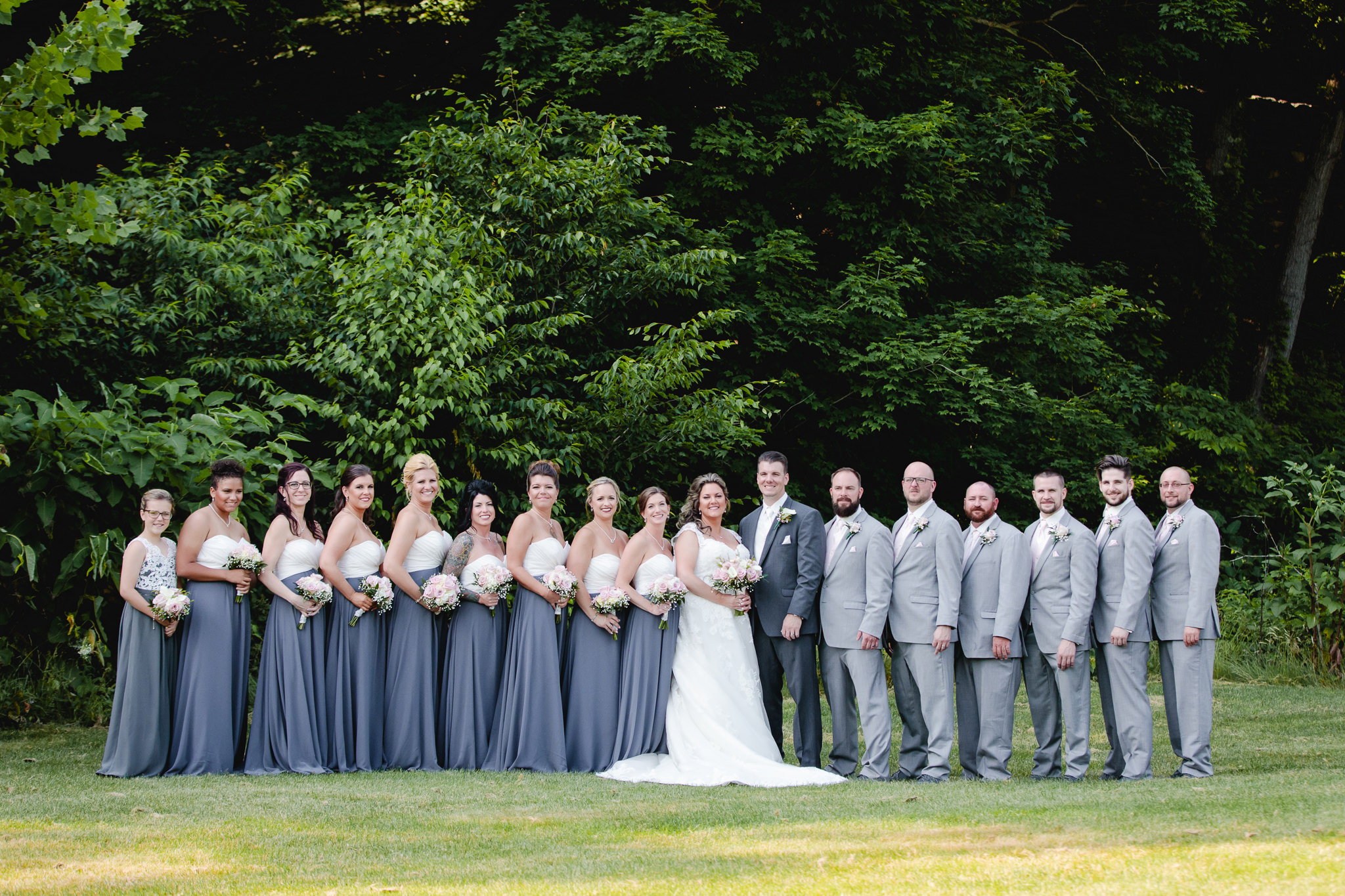 Bridal party at Chestnut Ridge Golf Resort