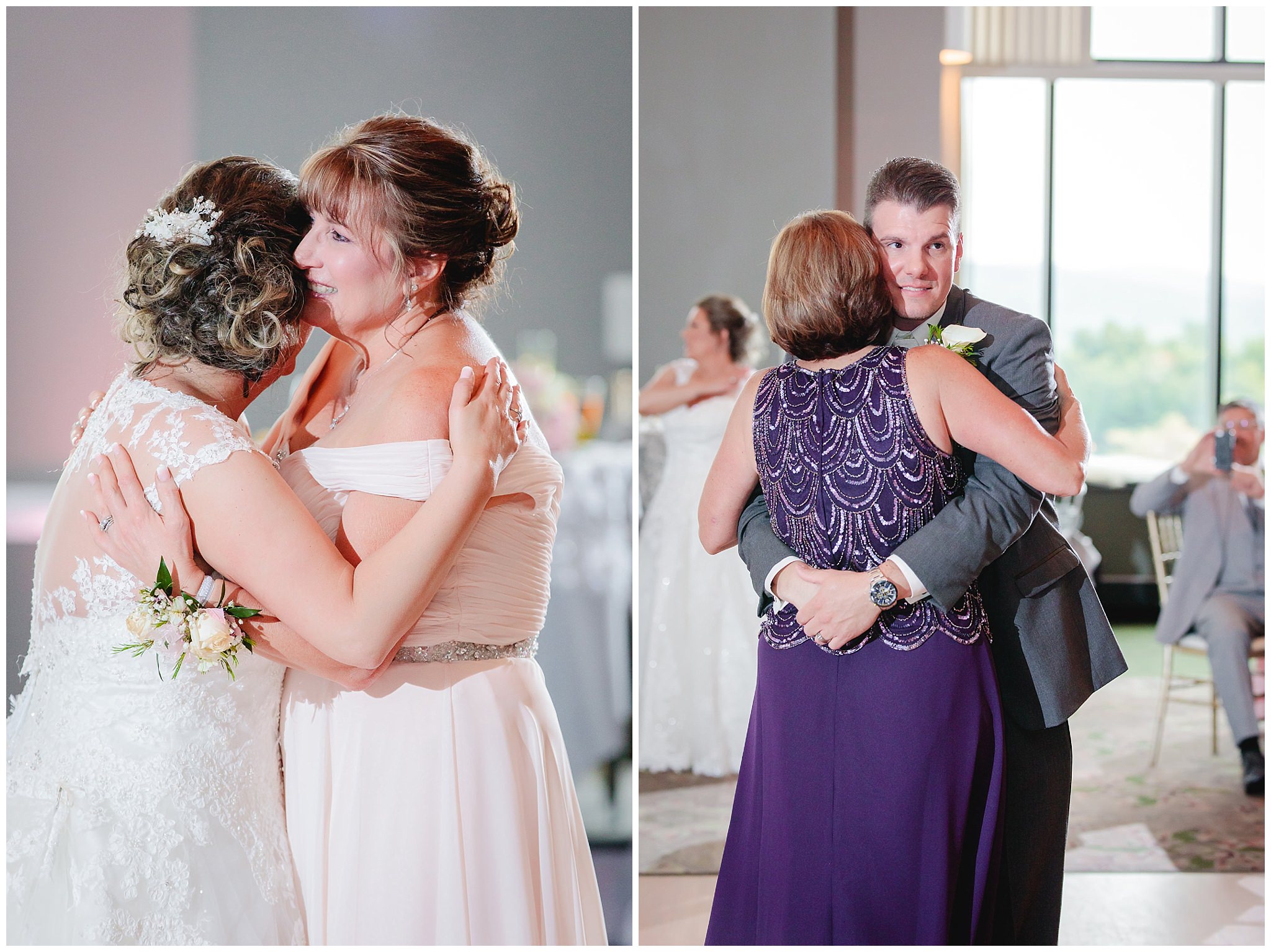 Parent dances at a Chestnut Ridge Golf Resort reception