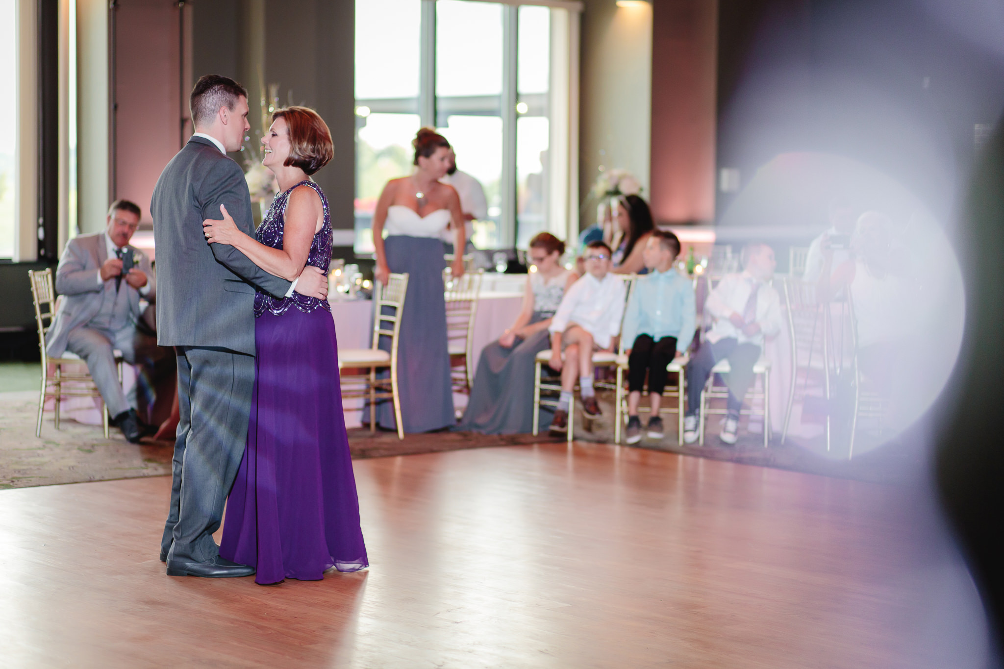 Groom dances with his mother at Chestnut Ridge Golf Resort