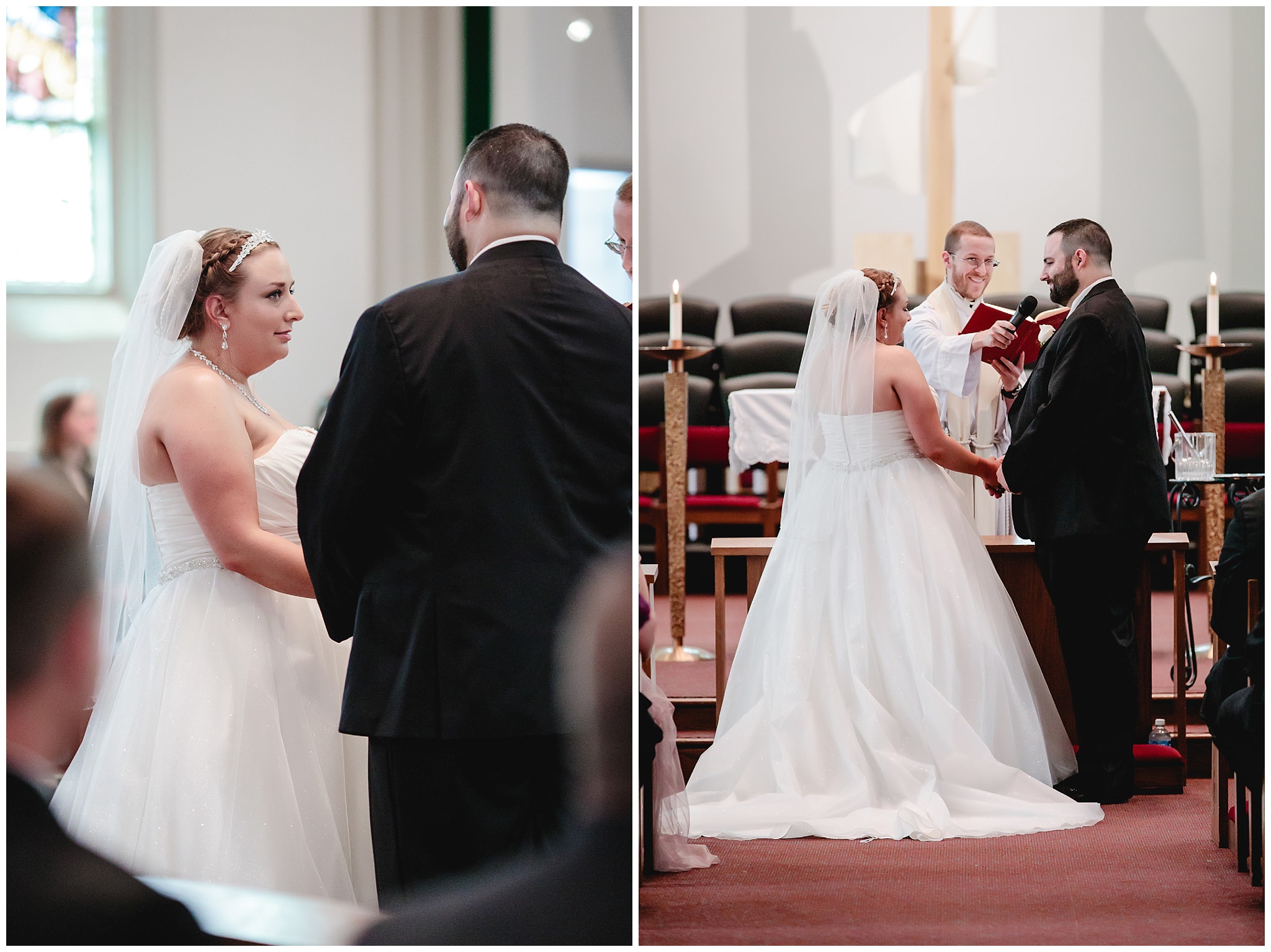 Exchanging of vows at Duquesne University