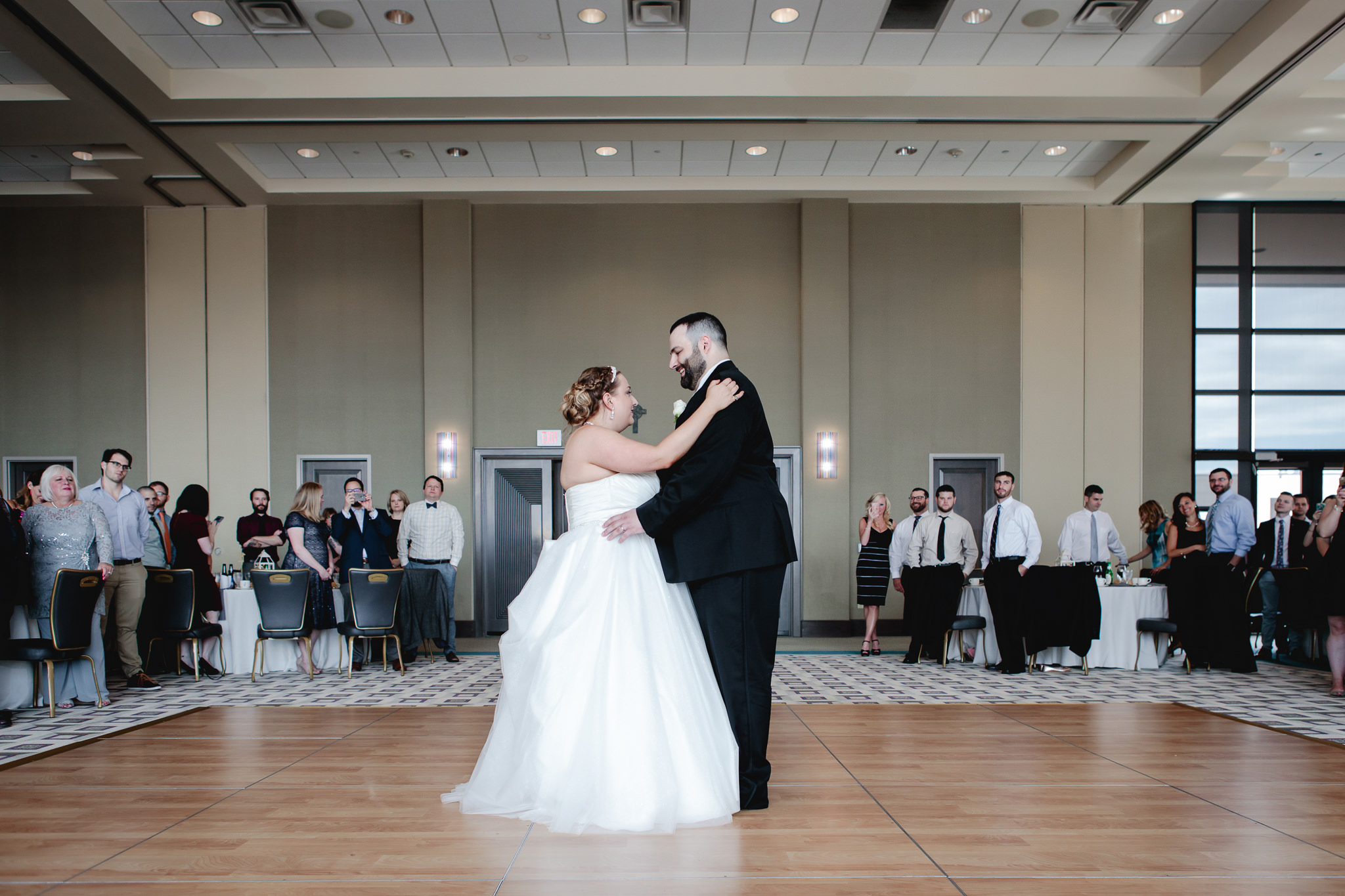 Bride & groom's first dance at Duquesne University