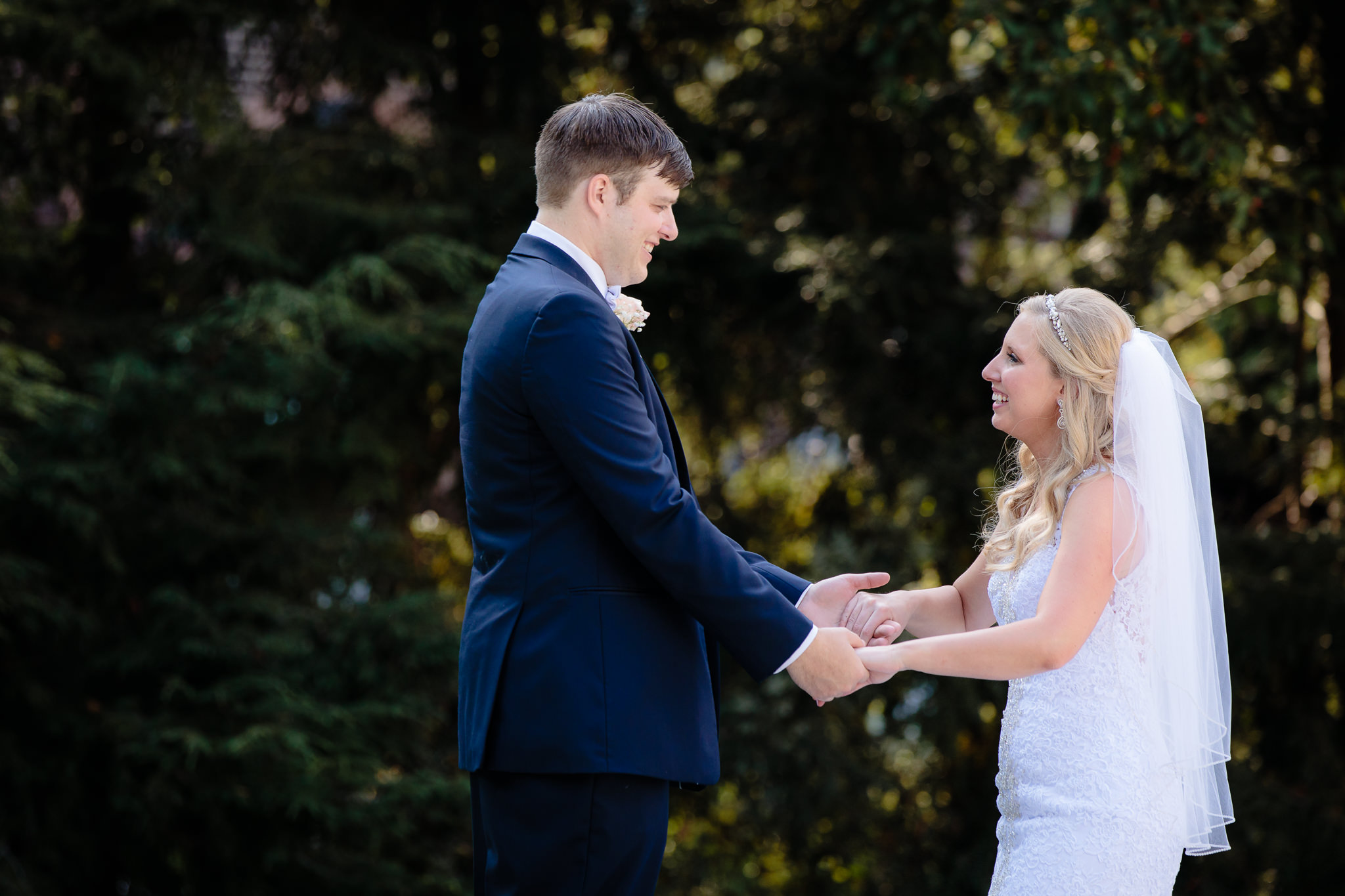 Newlyweds dance together at Duquesne University