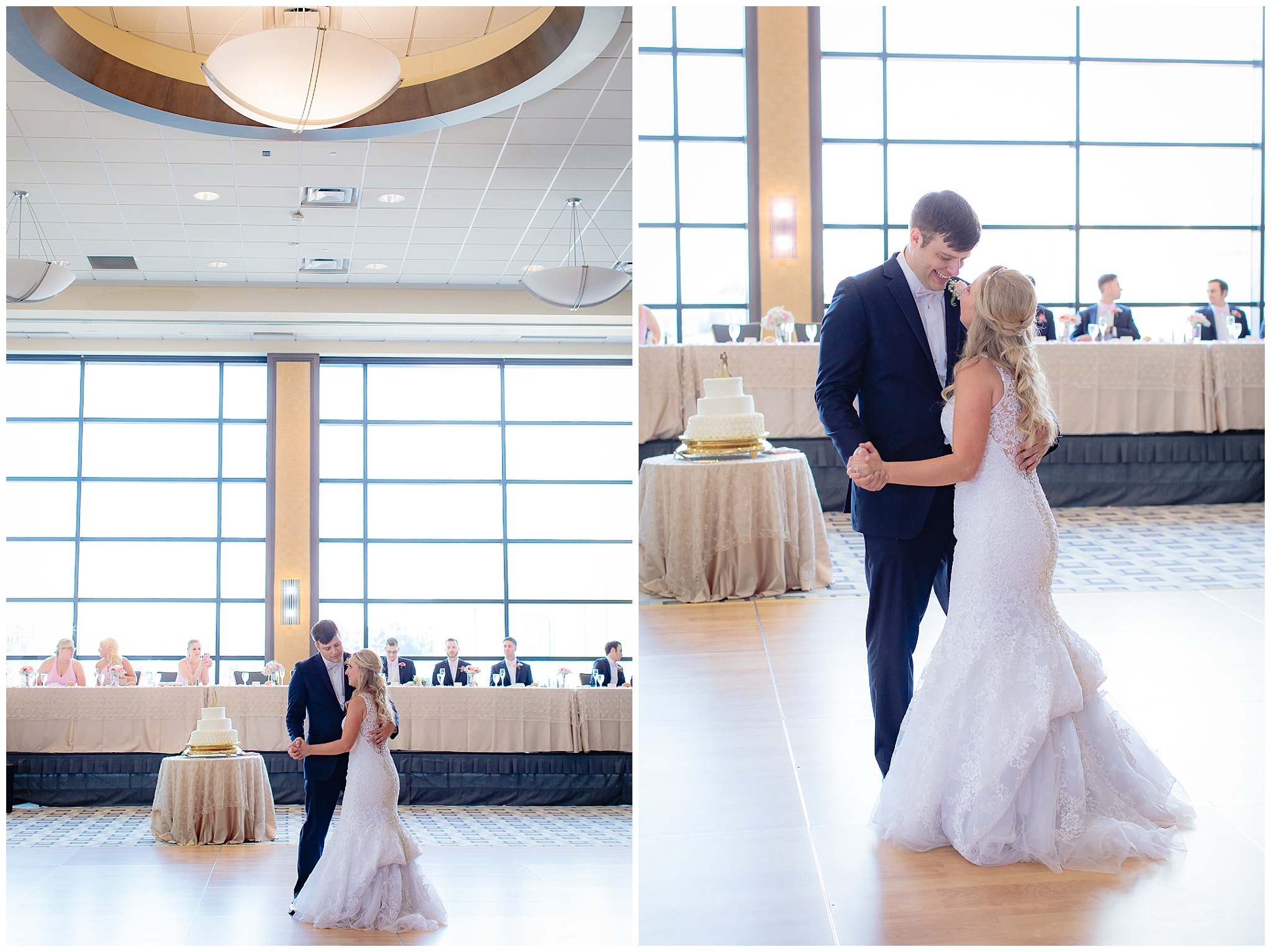 Bride & groom's first dance at a Duquesne University wedding reception