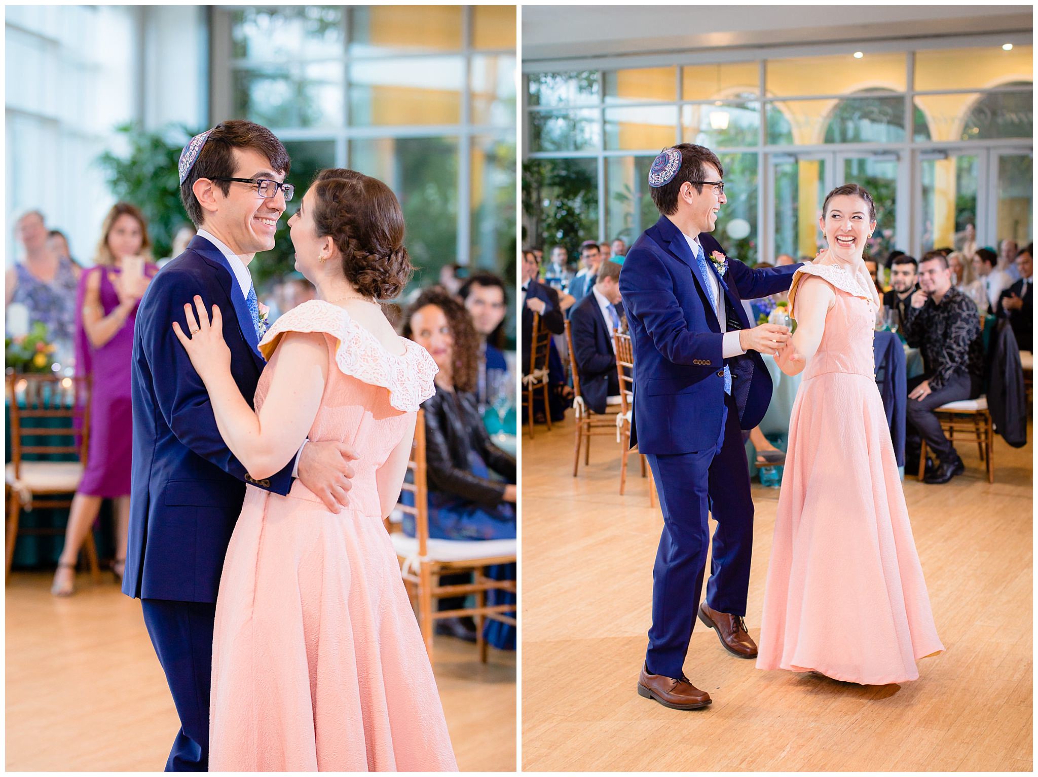 Bride & groom's first dance at Phipps Conservatory