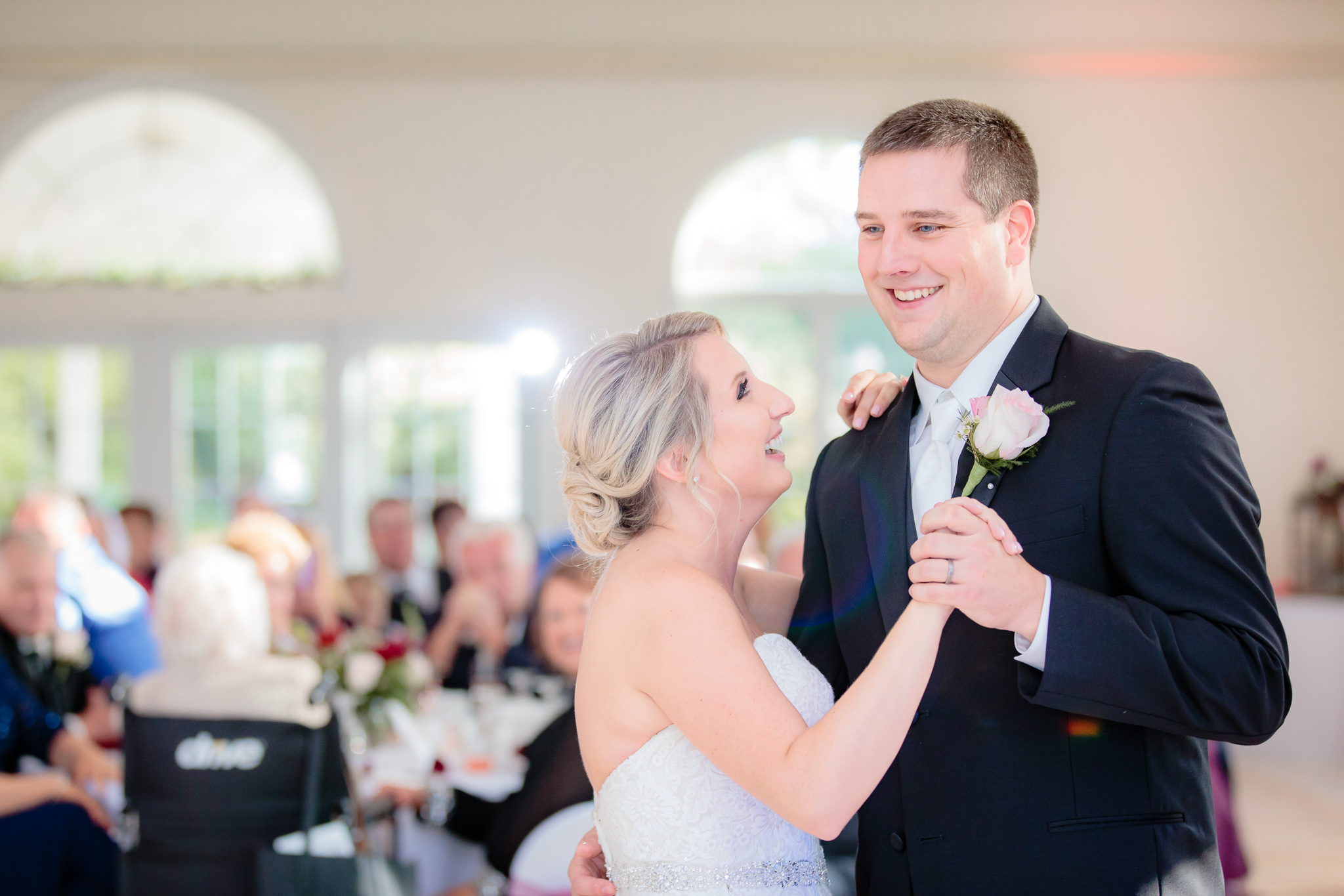 Bride & groom's first dance at Greystone Fields