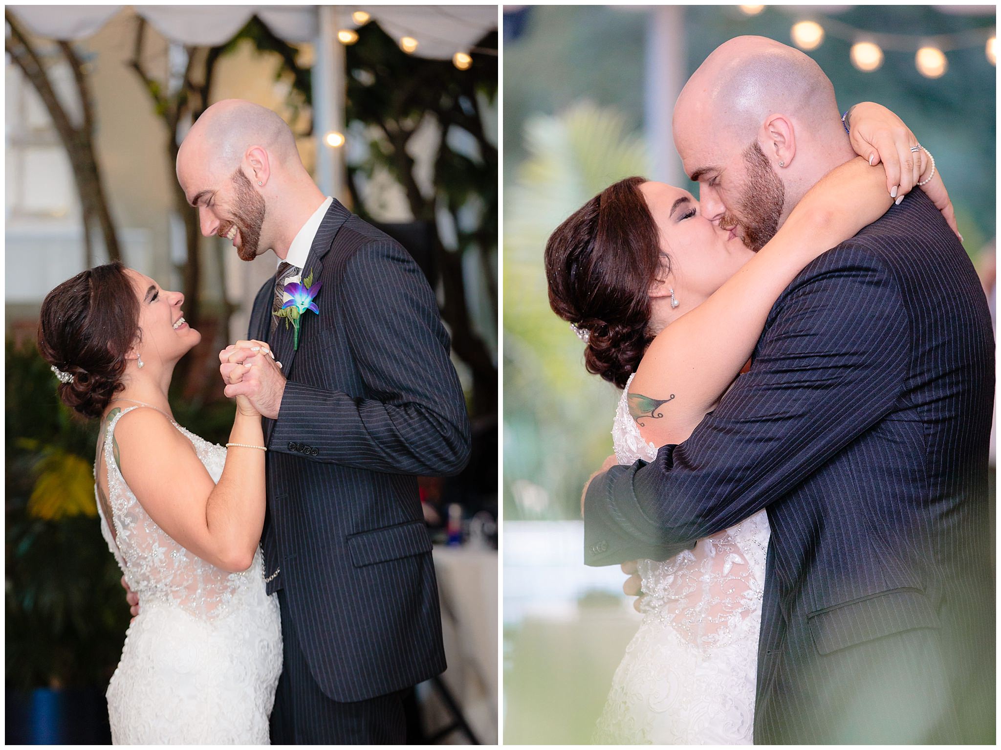 Bride & groom's first dance at their National Aviary wedding
