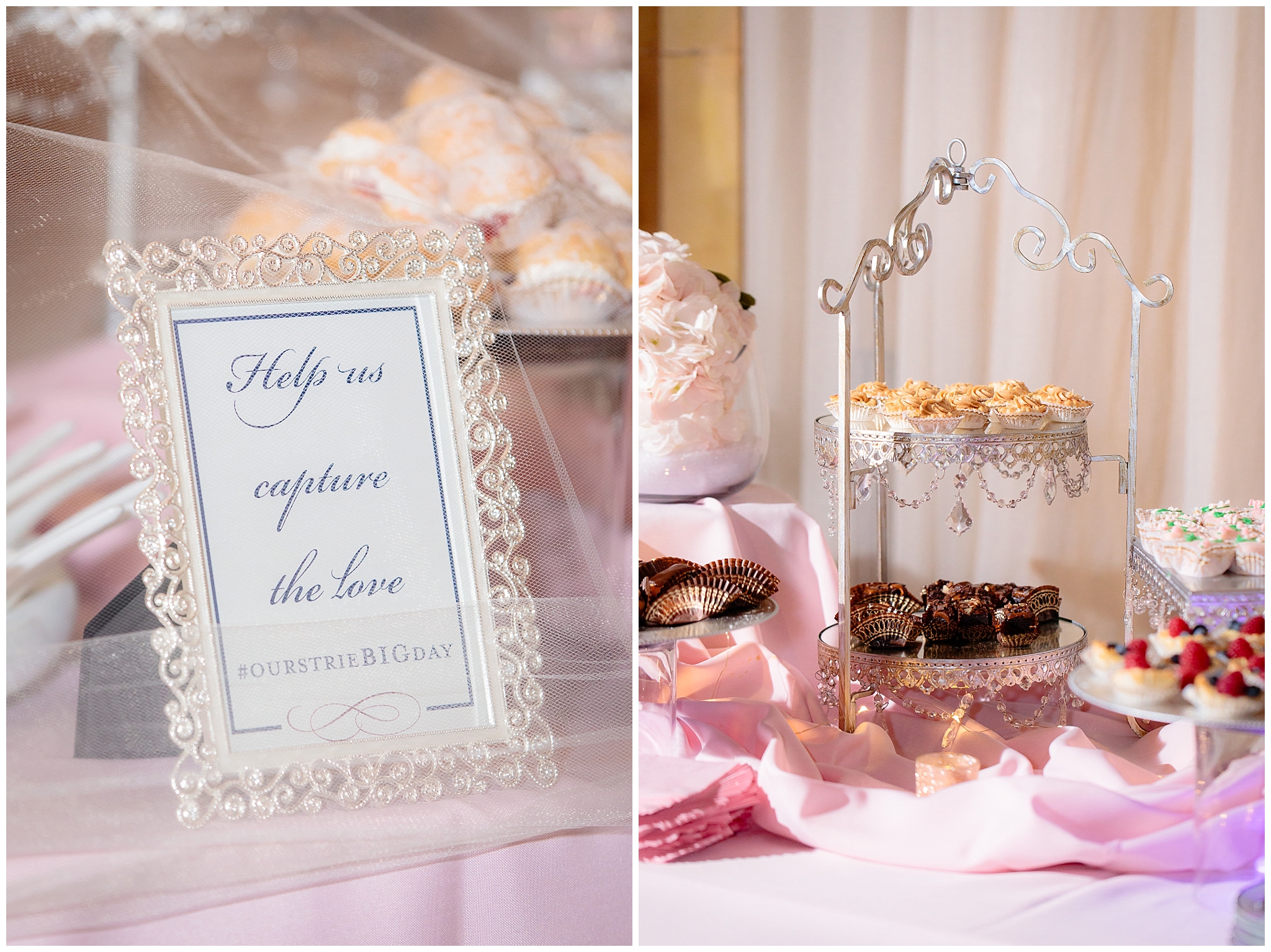 Cookie table done by Rania's Catering at a reception at The Pennsylvanian