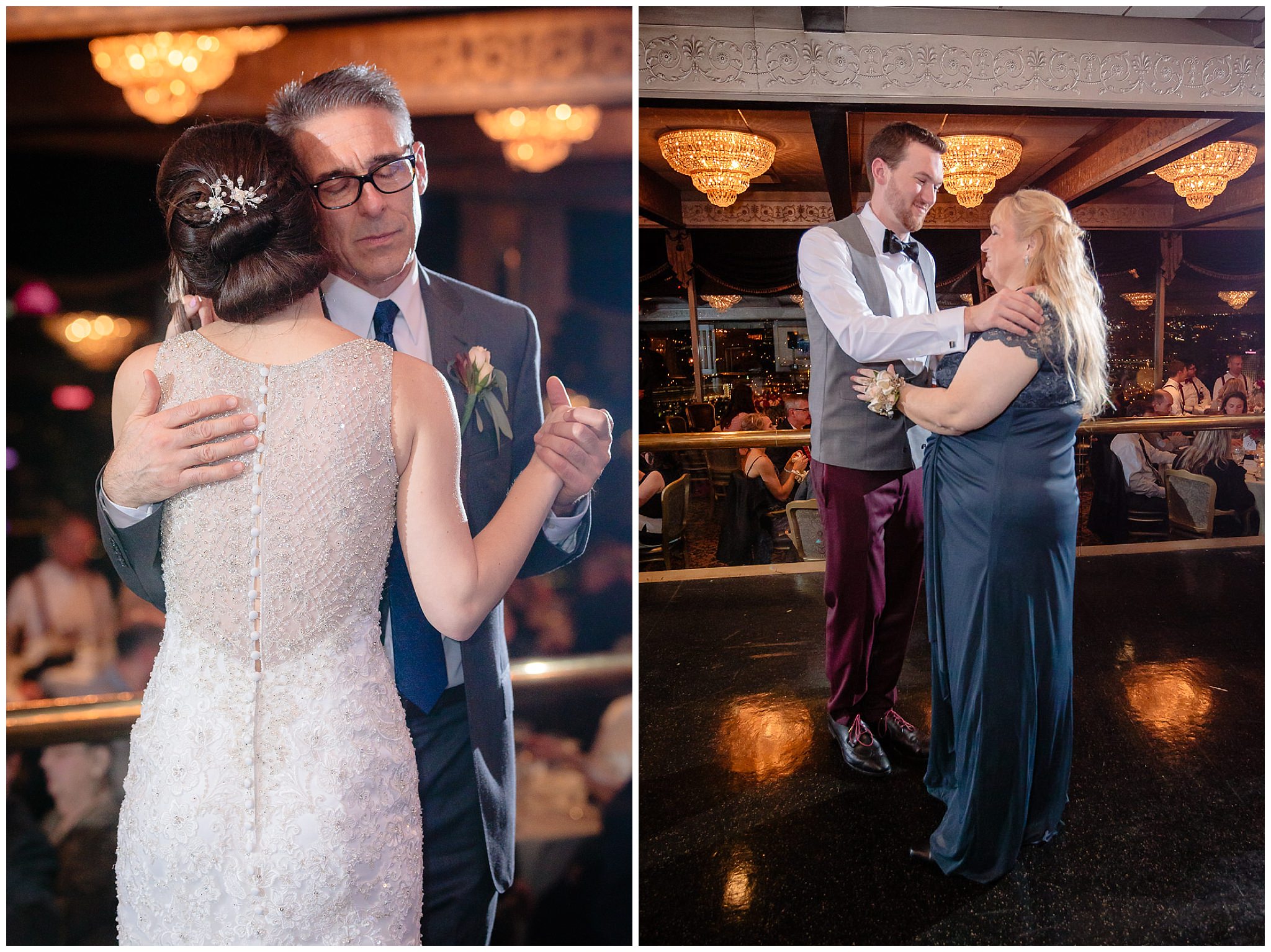 Parent dances at a LeMont wedding