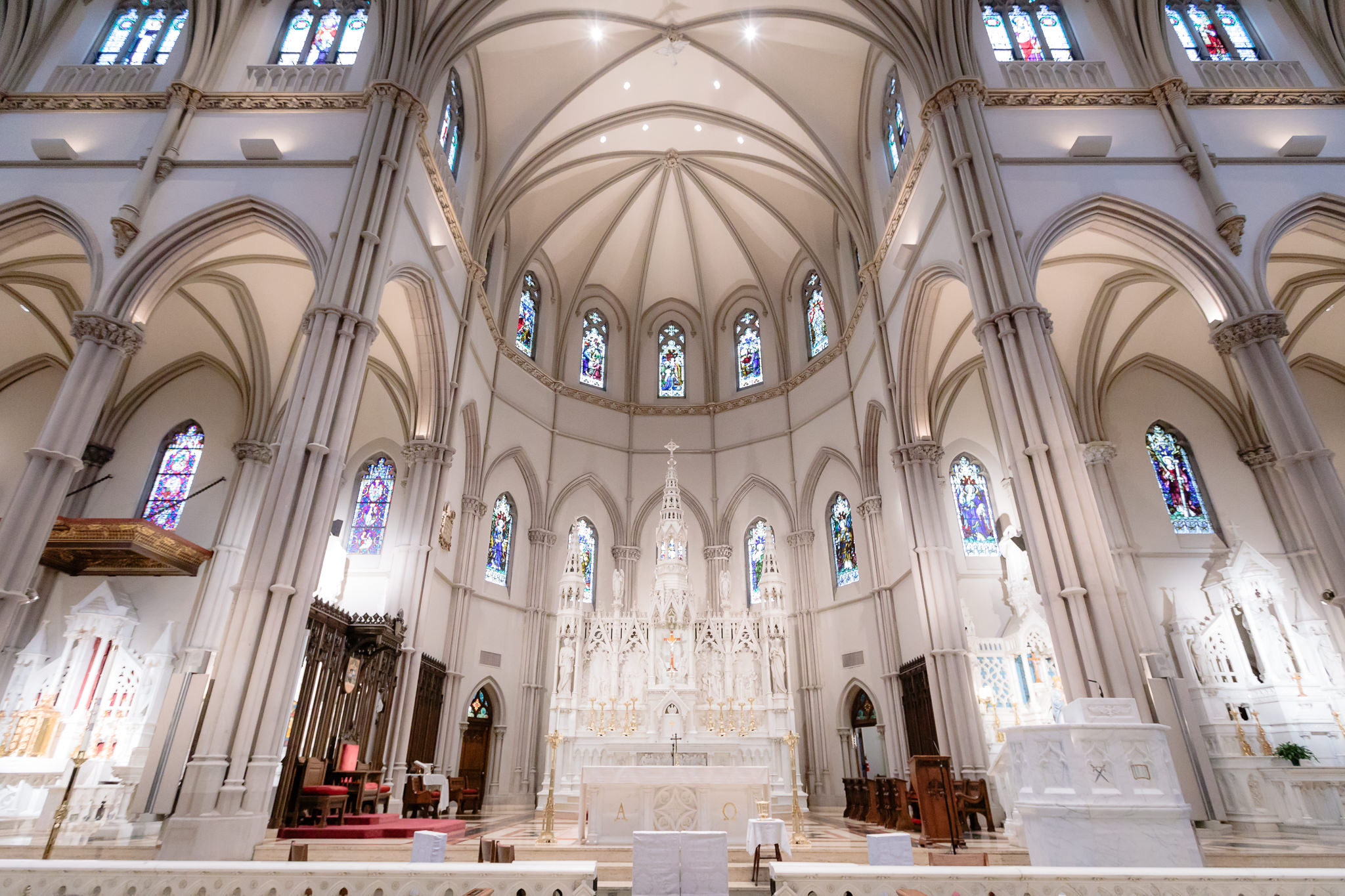 The altar of Saint Paul Cathedral in Pittsburgh, PA