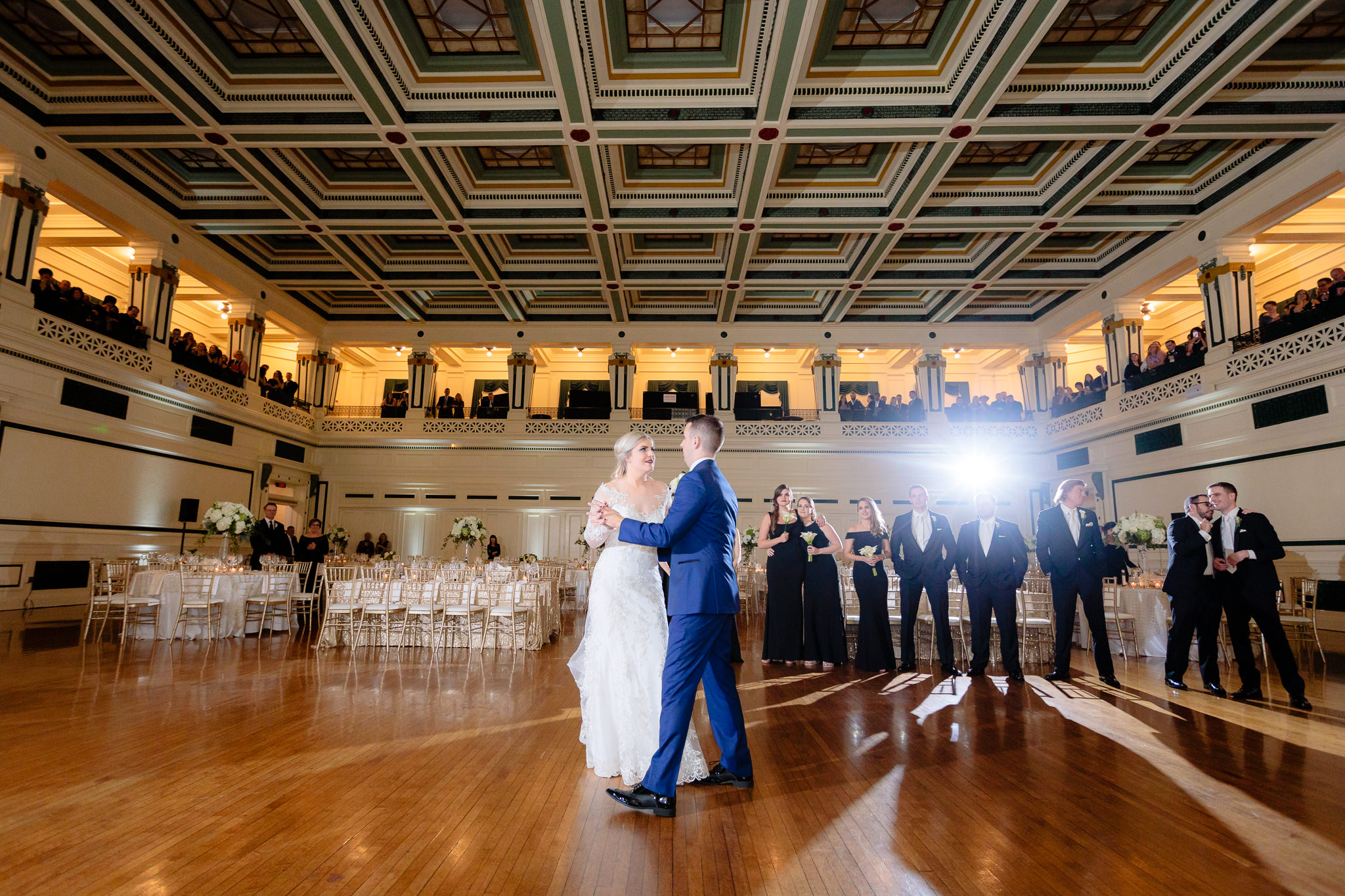 First dance at Soldiers & Sailors Memorial Hall
