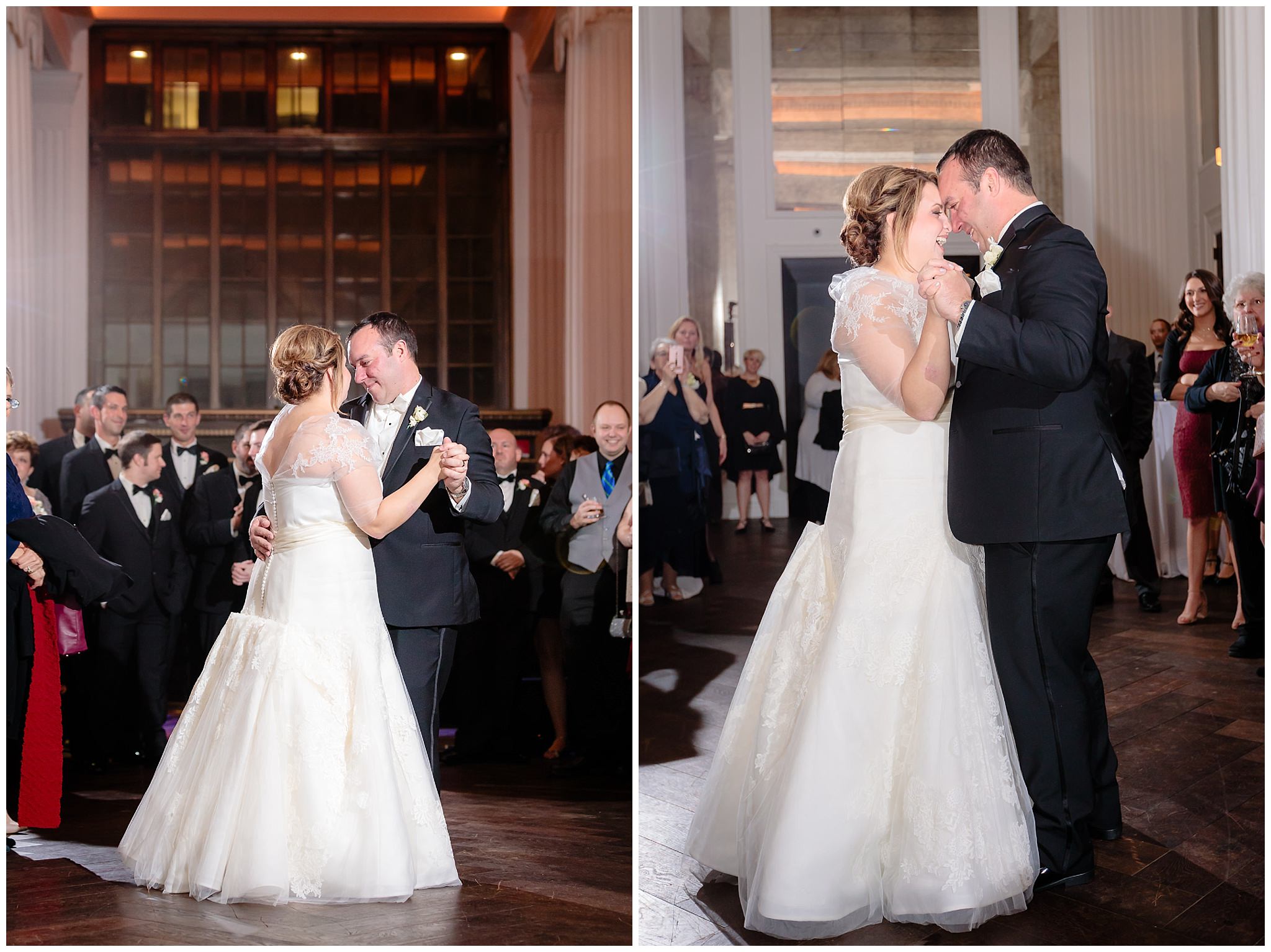 Bride & groom's first dance at Pittsburgh's Hotel Monaco