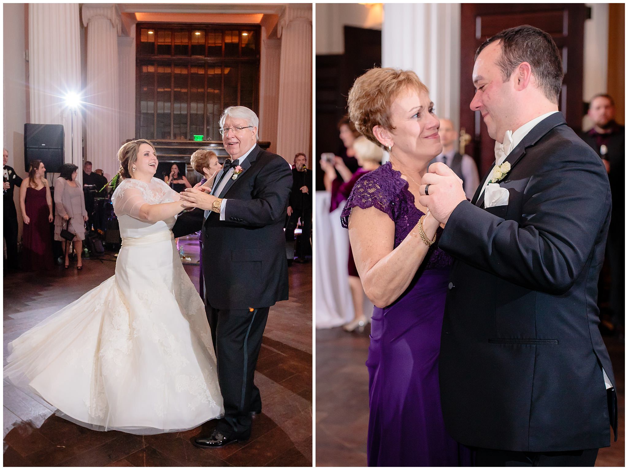 Parent dances at a Hotel Monaco wedding in Pittsburgh, PA