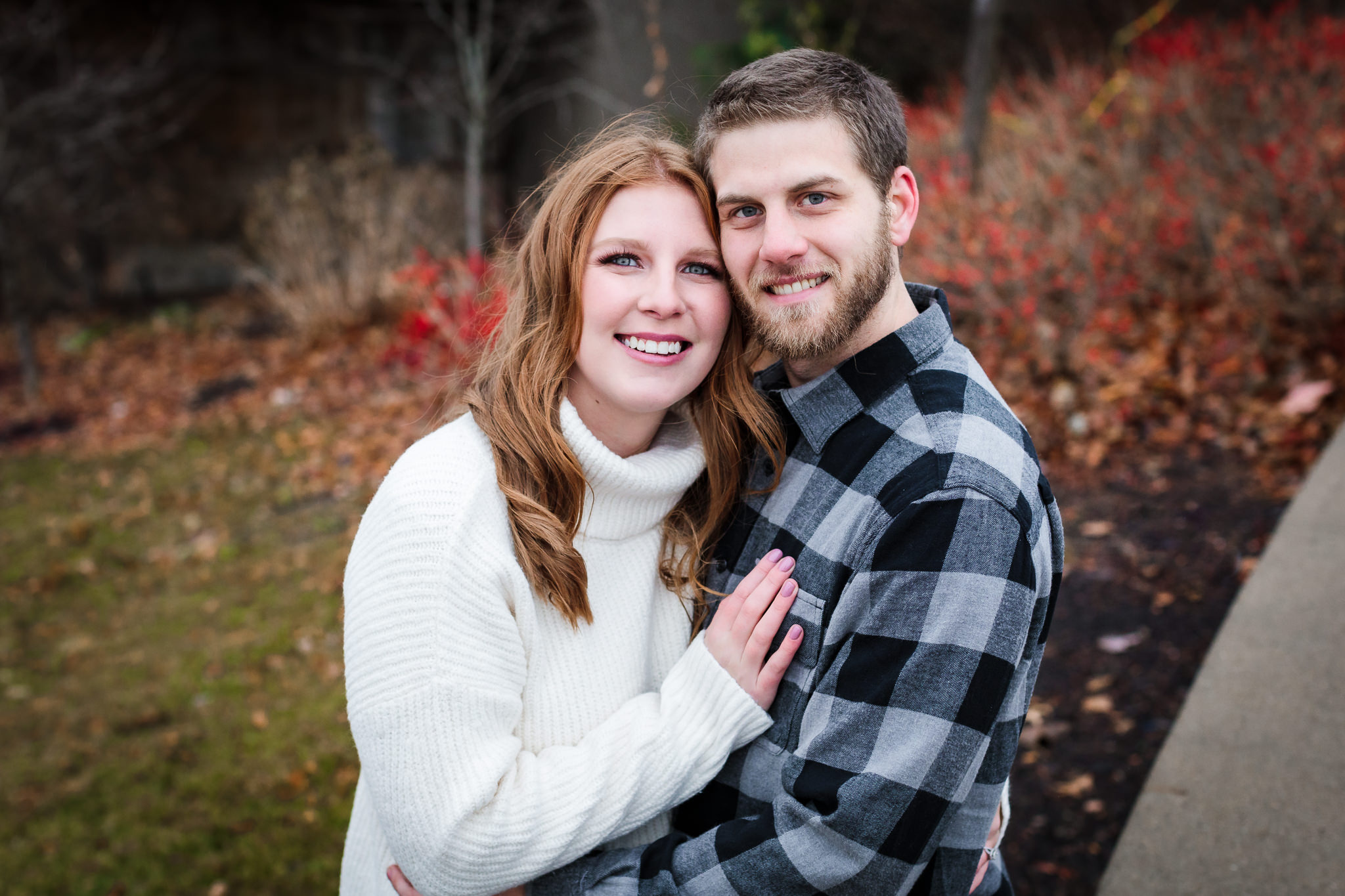 North Shore engagement session in December